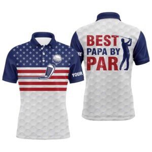 American Flag Patriotic Men’s Golf Polo Shirt&hellip;