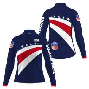 American Women Cycling Jersey With 3 Pockets Usa Bike Shirts Full Zip Cycle Gear Custom Mono Cycling Jersey 2 t6e4vp.jpg