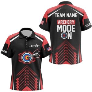 Archery Target Mode On Polo Shirts Custom&hellip;