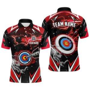 Archery Target Red Jersey For Men Custom&hellip;