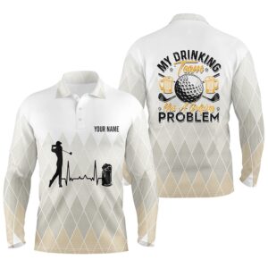Argyle Pattern Men s Golf Polo Shirt Personalized Heartbeat Beer Golf Shirts For Men Golfer Gifts Golf Polo Shirt Golf Shirts 2 lod5tw.jpg