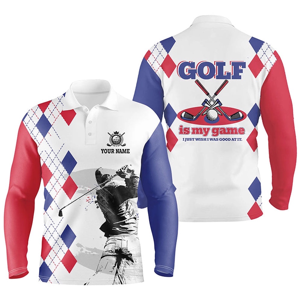 Argyle Pattern Men’s Personalized Basic Golf Shirts For Men, Golfer Gifts, Golf Polo Shirt, Golf Shirts Argyle Pattern Men’s Personalized Basic Golf Shirts For Men, Golfer Gifts, Golf Polo Shirt, Golf Shirts