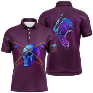 Artistic Skull Golf Men’s Polo Shirt, Custom&hellip;