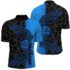 Black And Blue Strike Bowling Team Shirts For Men And Women, Bowling Jersey For Bowlers, Custom Bowling Team Jersey Shirt