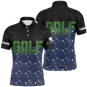 Black And Navy Men’s Golf Polo Shirts&hellip;