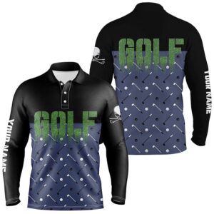 Black And Navy Men’s Golf Polo Shirts&hellip;