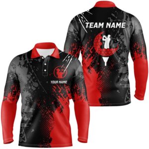 Black And Red Men s Golf Polo Shirts Custom Male Golf Attire For Men Golf Polo Shirt Golf Shirts 2 vgvtr9.jpg