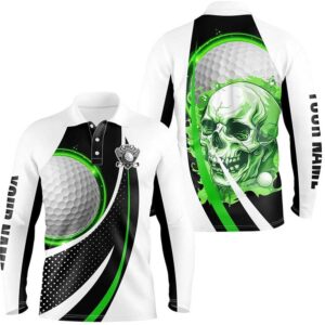 Black And White Golf Skull Men’s Golf&hellip;