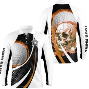 Black And White Golf Skull Men’s Golf&hellip;