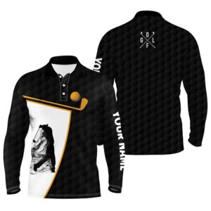 Black And White Men’s Golf Polo Shirts&hellip;