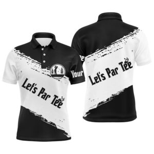 Black And White Men’s Golf Polo Shirts&hellip;