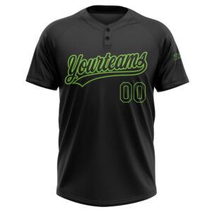 Black Black Neon Green Two Button Unisex Softball Jersey Custom Team Softball Jersey 2 arih5s.jpg
