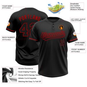 Black Black Red Two Button Unisex Softball Jersey Custom Team Softball Jersey 3 vffar9.jpg