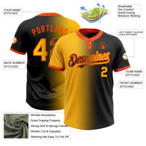 Black Gold Orange Gradient Fashion Two Button Unisex Softball Jersey Custom Team Softball Jersey 3 q8bltw.jpg