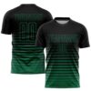 Black Kelly Green Sublimation Soccer Uniform Jersey, Custom Team Soccer Jersey Shirt