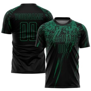 Black Kelly Green Sublimation Soccer Uniform Jersey,&hellip;