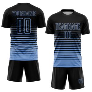 Black Light Blue Pinstripe Fade Fashion Sublimation&hellip;