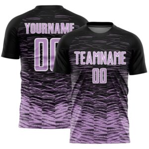 Black Light Purple White Line Sublimation Soccer&hellip;