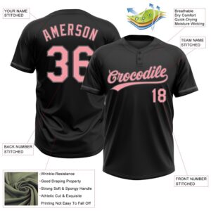 Black Medium Pink Steel Gray Two Button Unisex Softball Jersey Custom Team Softball Jersey 3 g7kl9s.jpg