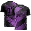 Black Medium Pink Sublimation Soccer Uniform Jersey, Custom Team Soccer Jersey Shirt