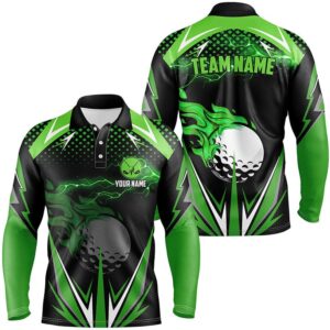 Black Men s Golf Polo Shirts Custom Green Fire Lightning Team Golf Jerseys Golf Attire For Men Golf Polo Shirt Golf Shirts 2 g9jmjj.jpg