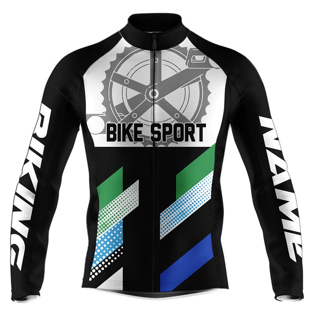 Black Mens Cycling Jersey Bike Shirts Breathable Biking Tops With 3 Pockets Bicycle Clothes, Custom Mono Cycling Jersey