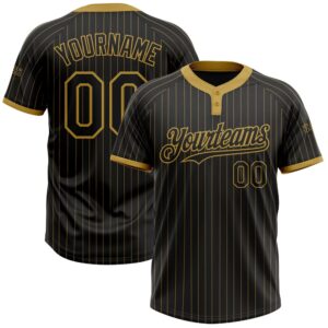 Black Old Gold Pinstripe Old Gold Two&hellip;