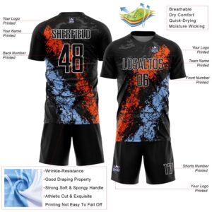 Black Orange Light Blue Dripping Splatter Art Sublimation Soccer Uniform Jersey Custom Team Soccer Jersey Shirt 3 d1gey6.jpg