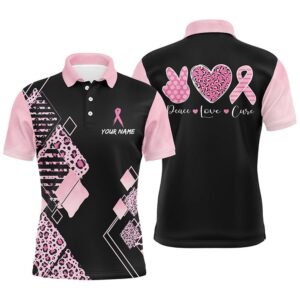 Black & Pink Leopard Pattern Men’s Golf&hellip;