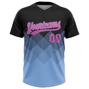 Black Pink Light Blue 3D Pattern Gradient&hellip;