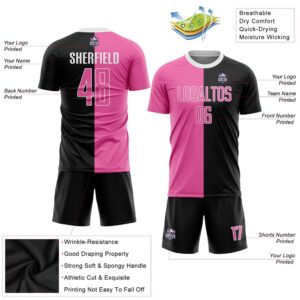 Black Pink White Sublimation Split Fashion Soccer Uniform Jersey Custom Team Soccer Jersey Shirt 3 l7s091.jpg