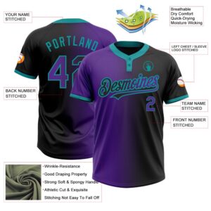 Black Purple Teal Gradient Fashion Two Button Unisex Softball Jersey Custom Team Softball Jersey 3 s2z9ok.jpg