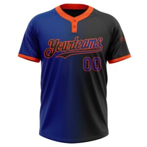 Black Royal Orange Gradient Fashion Two Button Unisex Softball Jersey Custom Team Softball Jersey 2 x6v99a.jpg