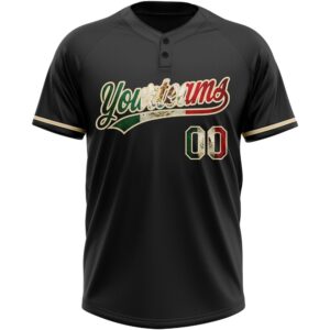 Black Vintage Mexican Flag City Cream Two Button Unisex Softball Jersey Custom Team Softball Jersey 2 x2bjbe.jpg