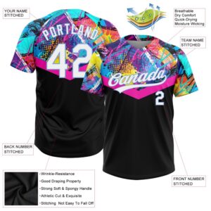 Black White Light Blue 3D Pattern Two Button Unisex Softball Jersey Custom Team Softball Jersey 3 urylxh.jpg