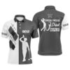Black White Golf Pattern Men’s Golf Polos Shirts Custom It Takes A Lot Of Balls To Golf The Way I Do, Golf Polo Shirt, Golf Shirts