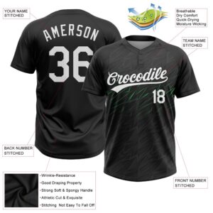 Black White Neon Green 3D Pattern Two Button Unisex Softball Jersey Custom Team Softball Jersey 3 qfb8nf.jpg