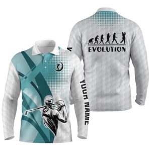 Blue And White Men’s Golf Polo Shirts&hellip;