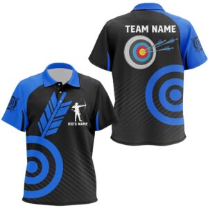 Blue Archery Polo Custom Archery Polo Shirts&hellip;