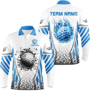 Blue Flame Golf Ball Wall Break White&hellip;