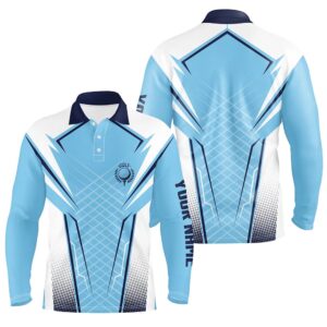 Blue White Personalized Men s Golf Polo Shirt Custom Name Golf Shirts For Men Golfing Gifts Golf Polo Shirt Golf Shirts 2 ti02qa.jpg