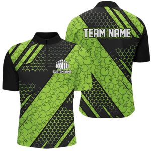 Bowling Ball Pattern Bowling Team Jersey, Bowlers&hellip;