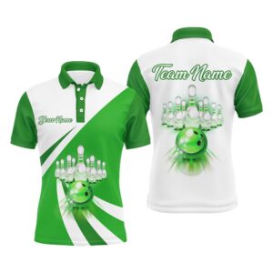 Bowling Polo Shirt For Men Custom Bowling&hellip;