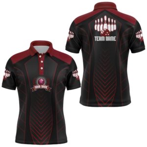 Bowling Polo Shirt For Men Custom Name&hellip;