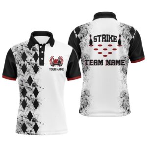 Bowling Polo Shirt For Men Strike Bowling&hellip;