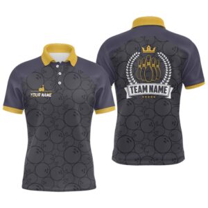 Bowling Polo Shirts For Men Custom Bowling&hellip;