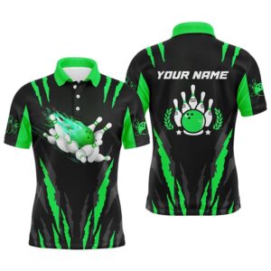 Bowling Polo Shirts For Men Custom Name&hellip;