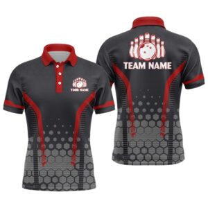 Bowling Polo Shirts Men Custom Bowling Polo&hellip;