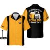 Bowling Problem Hawaiian Shirts, Custom Bowling Shirt, Custom Team Bowling Hawaiian Shirt