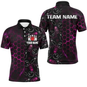 Bowling Shirt For Men Camo Bowling Polo&hellip;